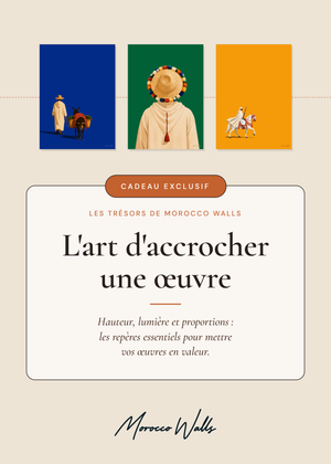Couverture du carnet « L'art d'accrocher une œuvre »