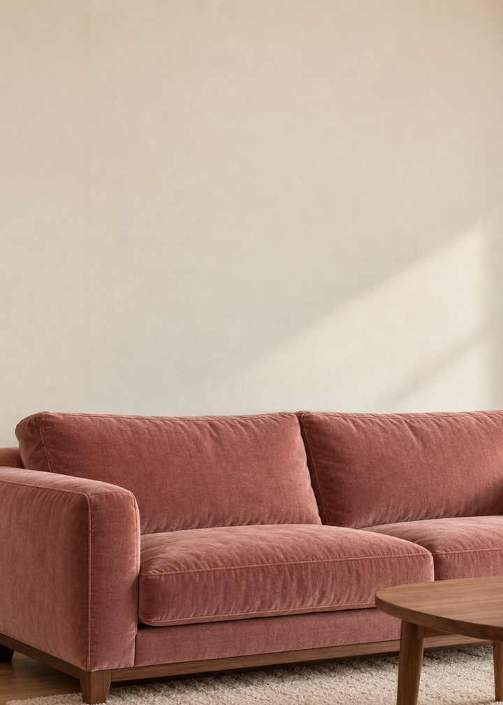 Intérieur avant l'accrochage de l'affiche Vallée des Roses, mur encore nu