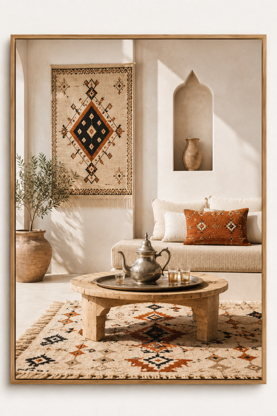 Terre Amazighe — Affiche Fine Art Amazigh Contemporain | Morocco Walls