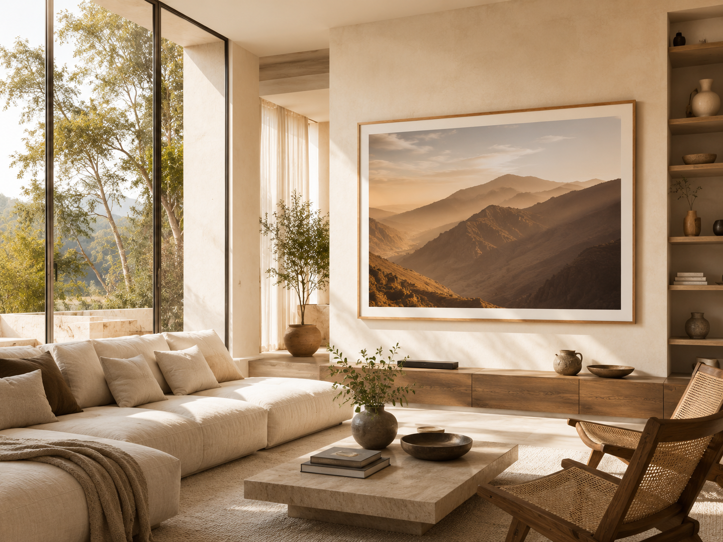 Collection Atlas — affiches Maroc montagnes, Haut Atlas, paysages amazighs